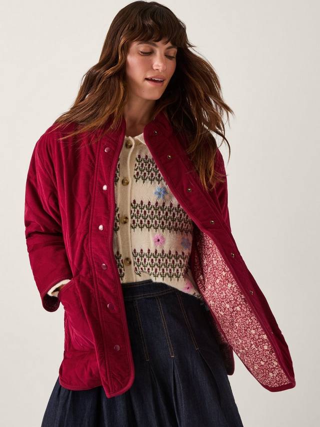 

Куртка Mandy из вельвета Monsoon, Burgundy