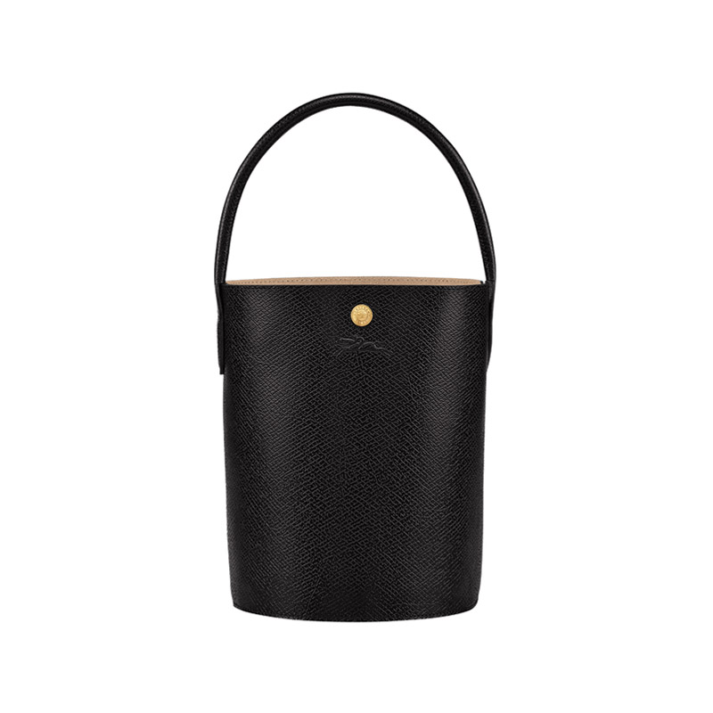 

LONGCHAMP Кожаная сумка-ведро Эпюр Трампетс женская черная