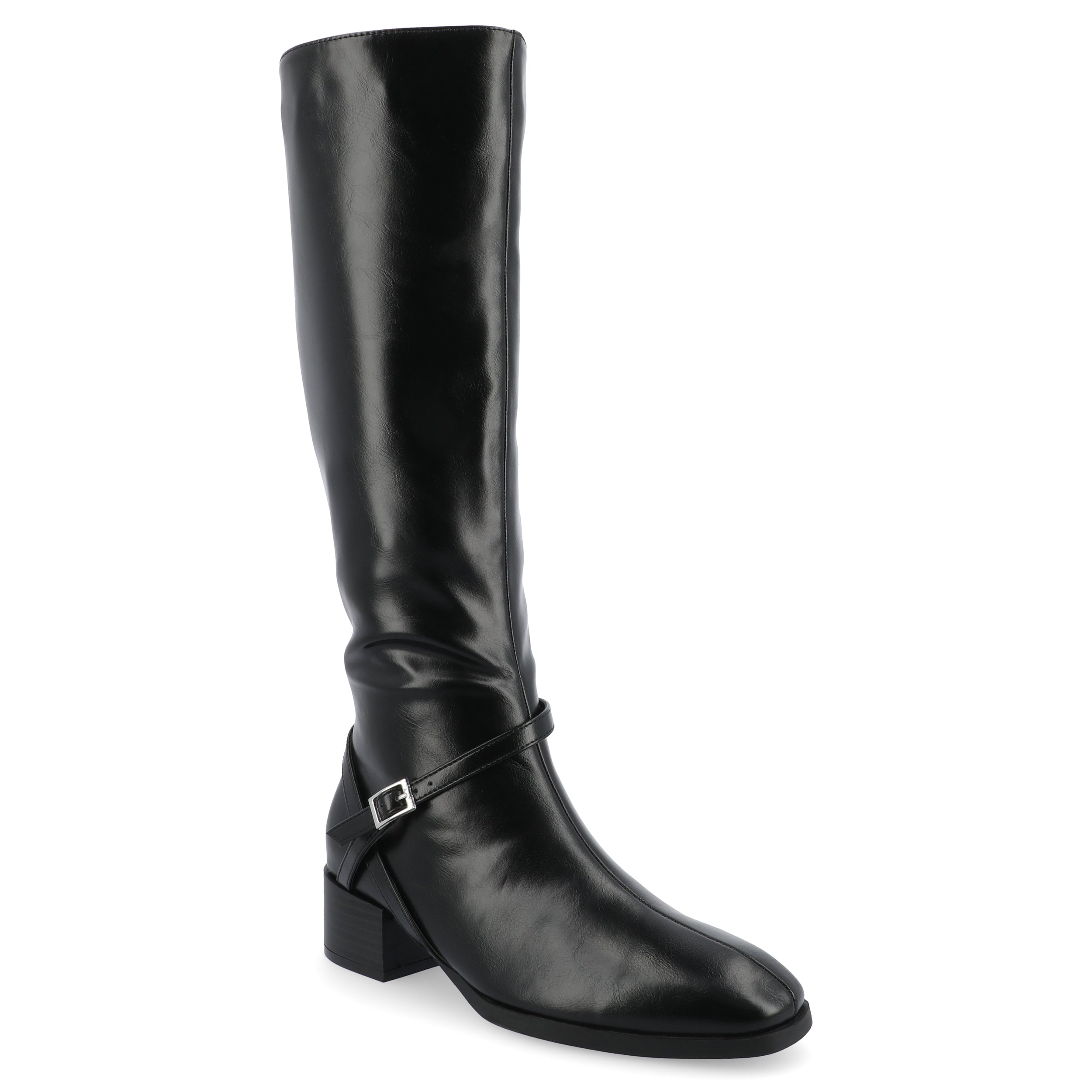 Женские сапоги Tru Comfort Foam Wide с очень широкой голени Rhianah из коллекции Journee, черный