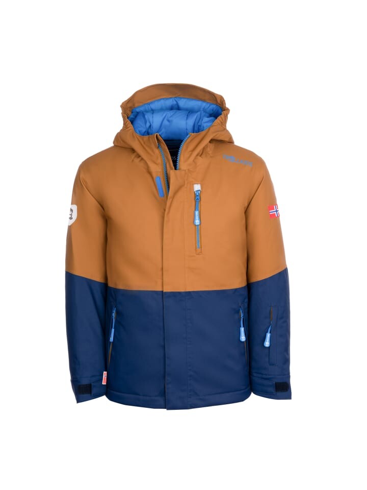 

Куртка для лыж и сноуборда Trollkids Ski-/ Snowboardjacke Hallingdal, цвет bronze