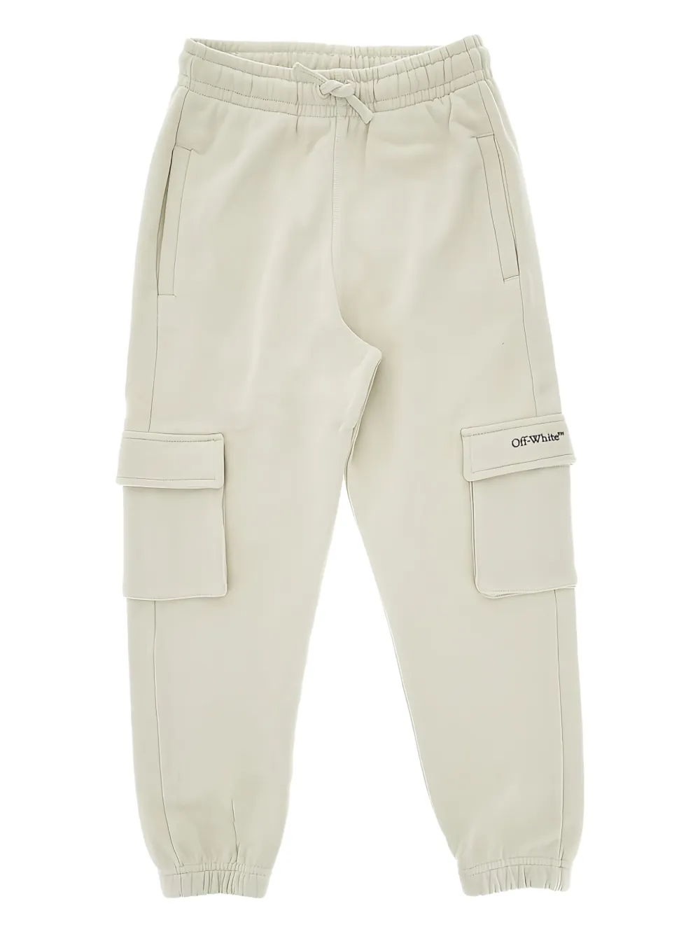 

Хлопковые спортивные брюки OFF-WHITE KIDS, белый