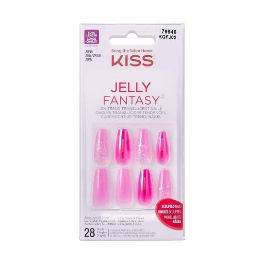 Накладные ногти Kiss Jelly Fantasy KGFJ02 x28 L — фото 2