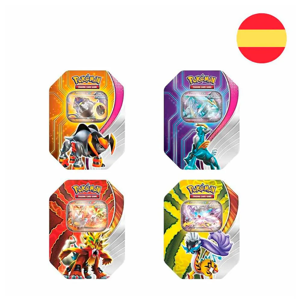 

Набор коллекционных карточек Pokemon Trading Card Game Paradox Destinies EX в металлической коробке, мультиколор