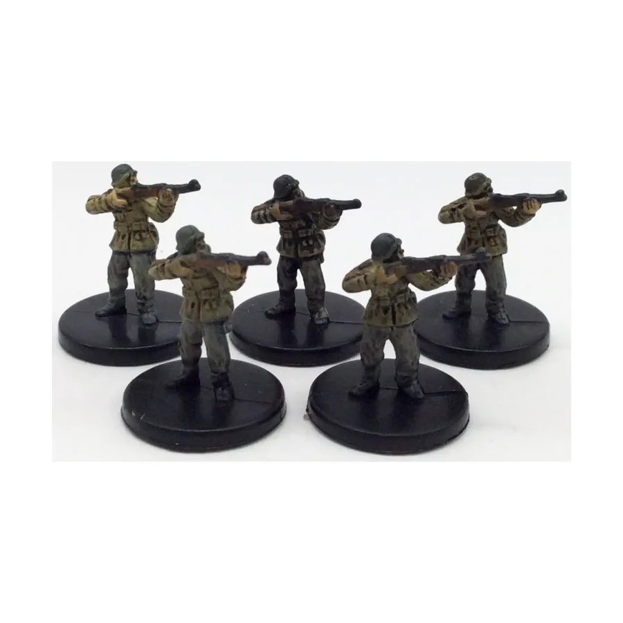 

СС-панцергренадер (C) x5, Axis & Allies - Collectible Miniatures Game - Base Set Singles