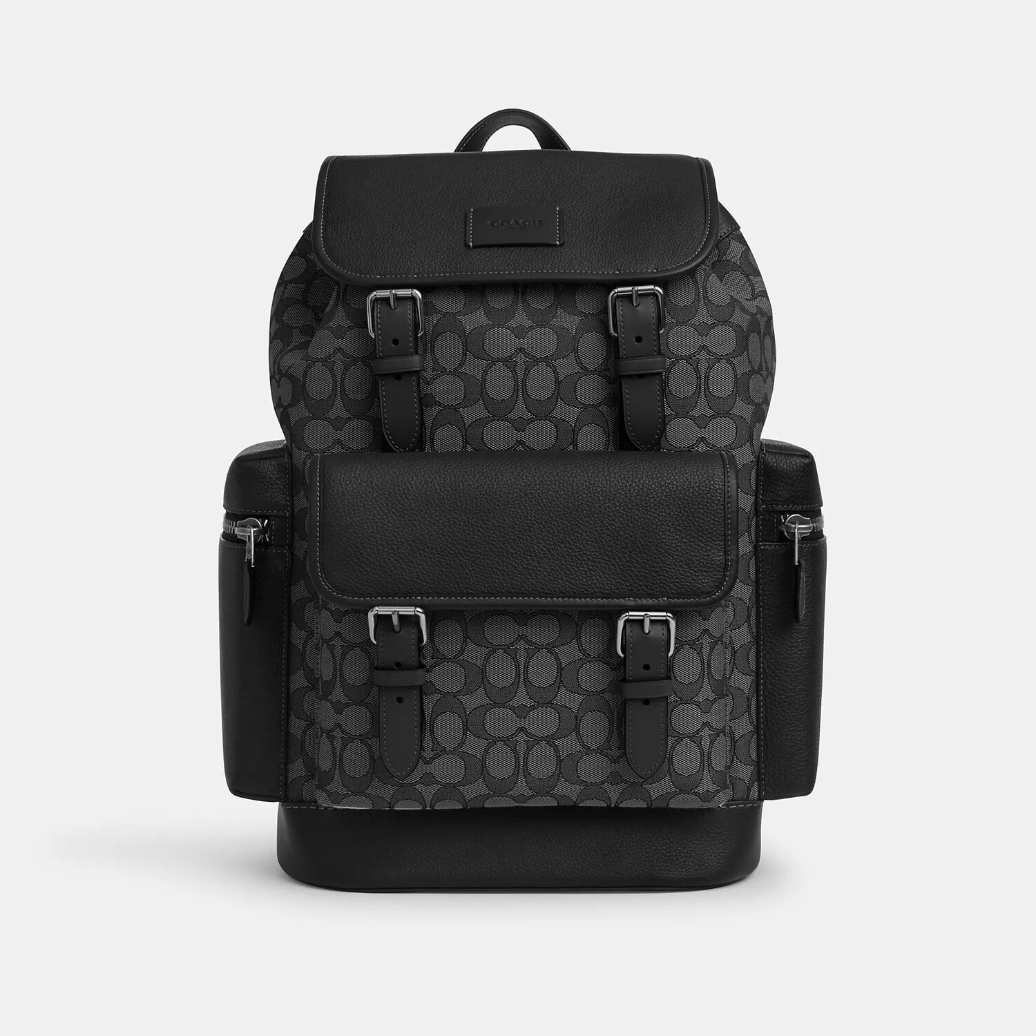 

Рюкзак Coach Outlet Sprint из фирменного жаккарда, цвет Silver/Charcoal/Black