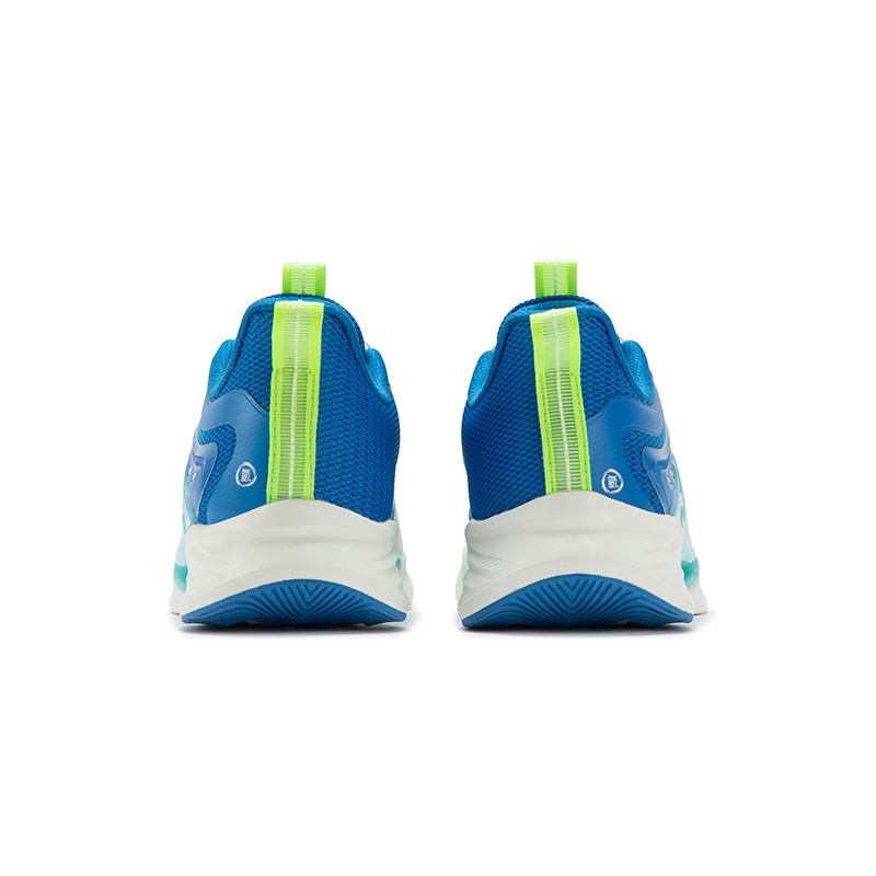 XTEP Противоскользящие износостойкие низкие кроссовки Aurora Green Prussian Blue Kids' — фото 4