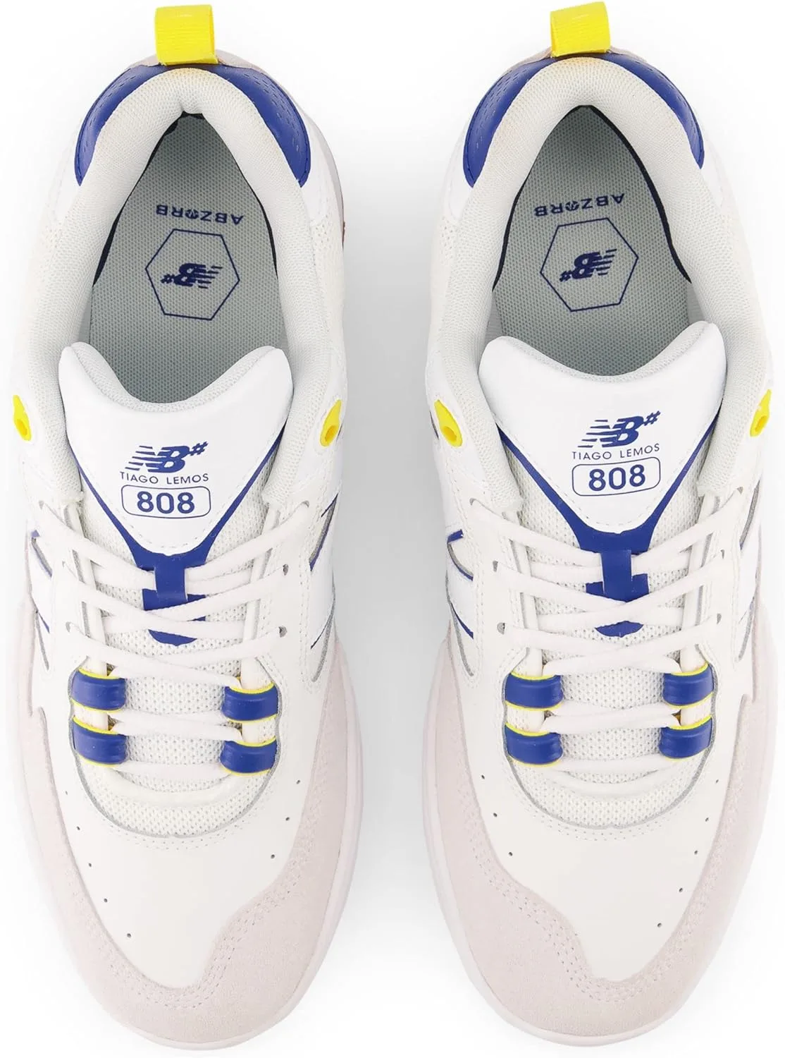Кроссовки New Balance Numeric Tiago Lemos - белые — фото 4