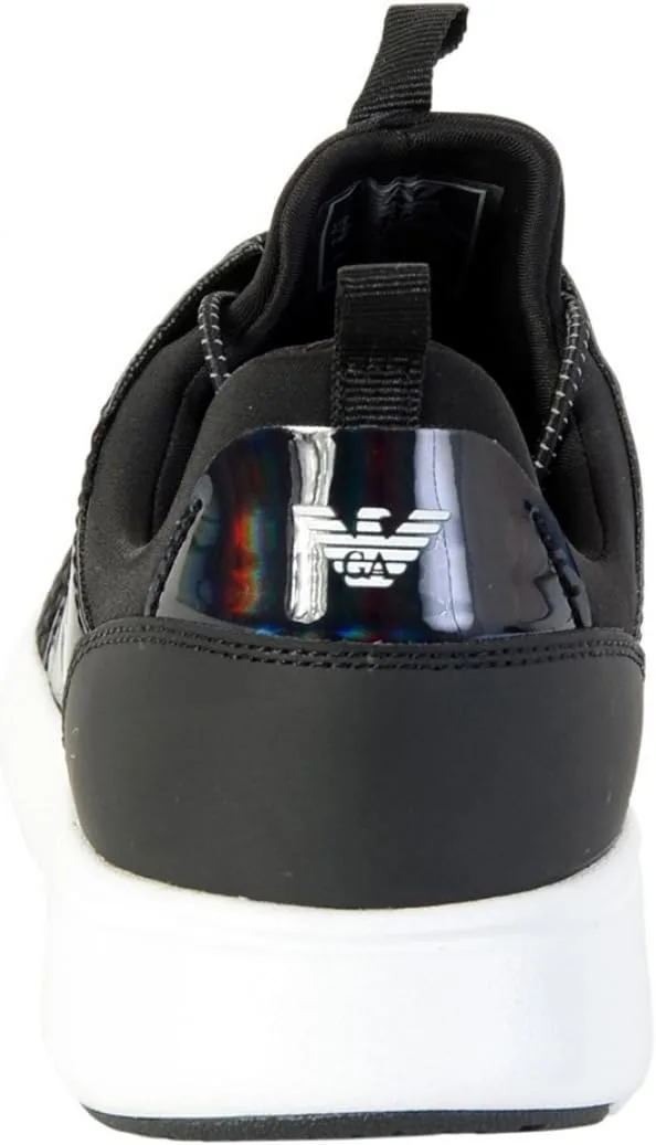 Кроссовки Emporio Armani Basket New Racer Mesh U 278090 7p299 00020 Black, черный — фото 4
