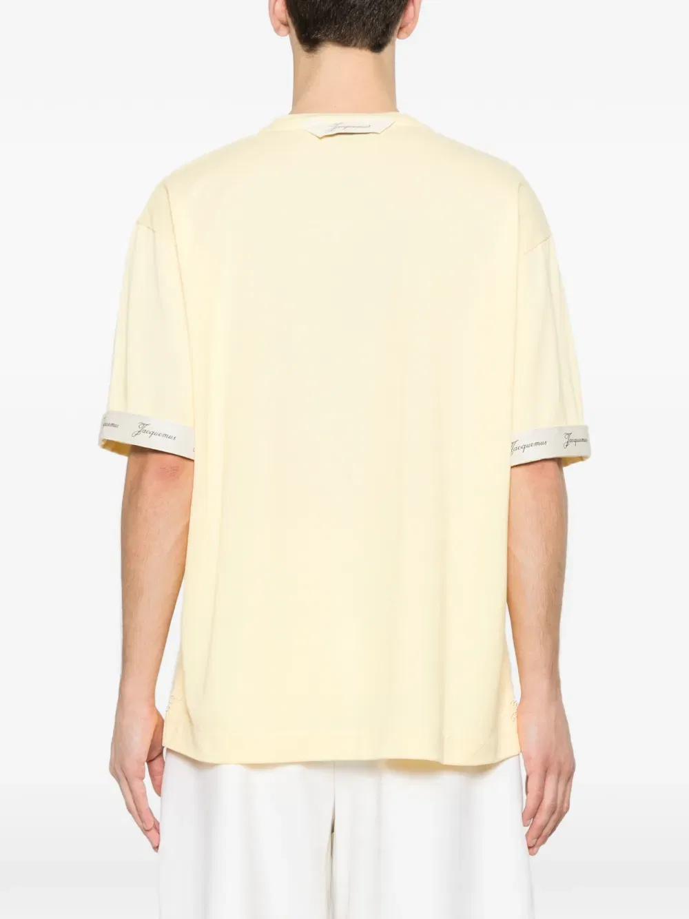 Футболка с круглым вырезом Carre Jacquemus, желтый — фото 4
