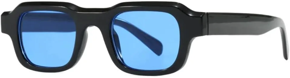 

Солнцезащитные очки с защитой UV400 | Маленькая оправа, сине-серый | для женщин и мужчин, для занятий спортом на открытом воздухе и вождения DSVIGF, Black Blue