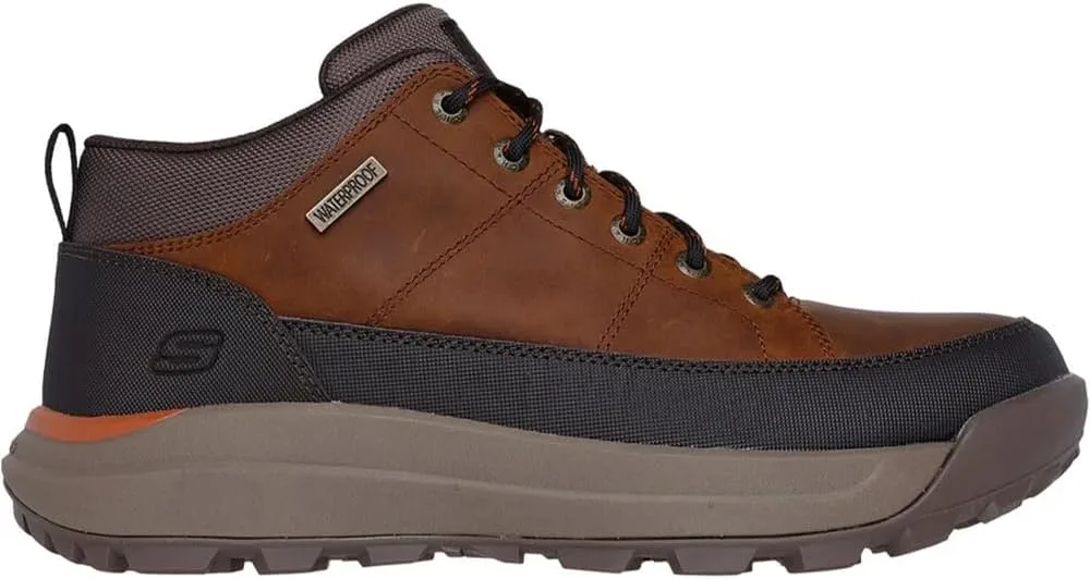 Водонепроницаемые мужские кроссовки Skechers Cambert Bruin, коричневый — фото 4