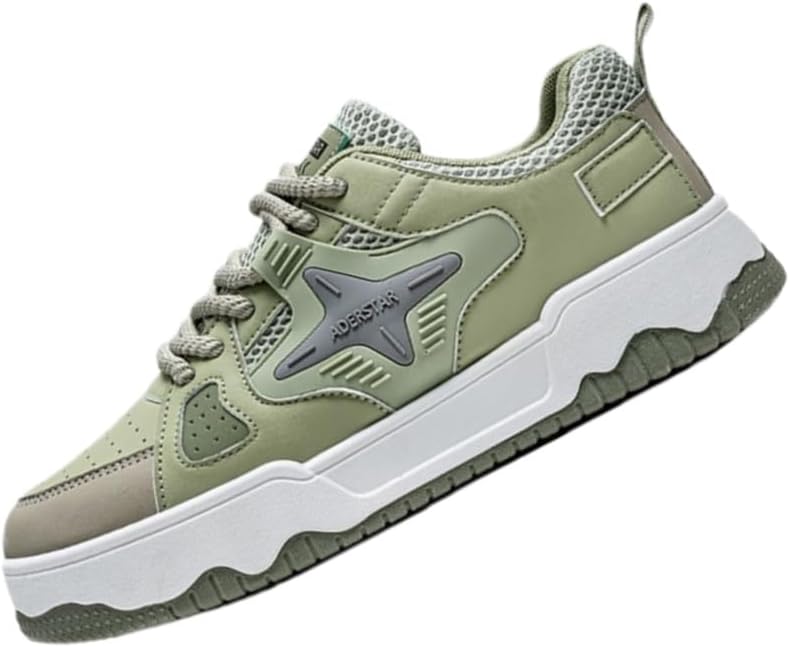 

Мужские модные спортивные кеды с толстой подошвой. Дышащие и комфортные. Противоскользящие и долговечные. Подходят для ежедневного использования на улице Clolinde, зеленый