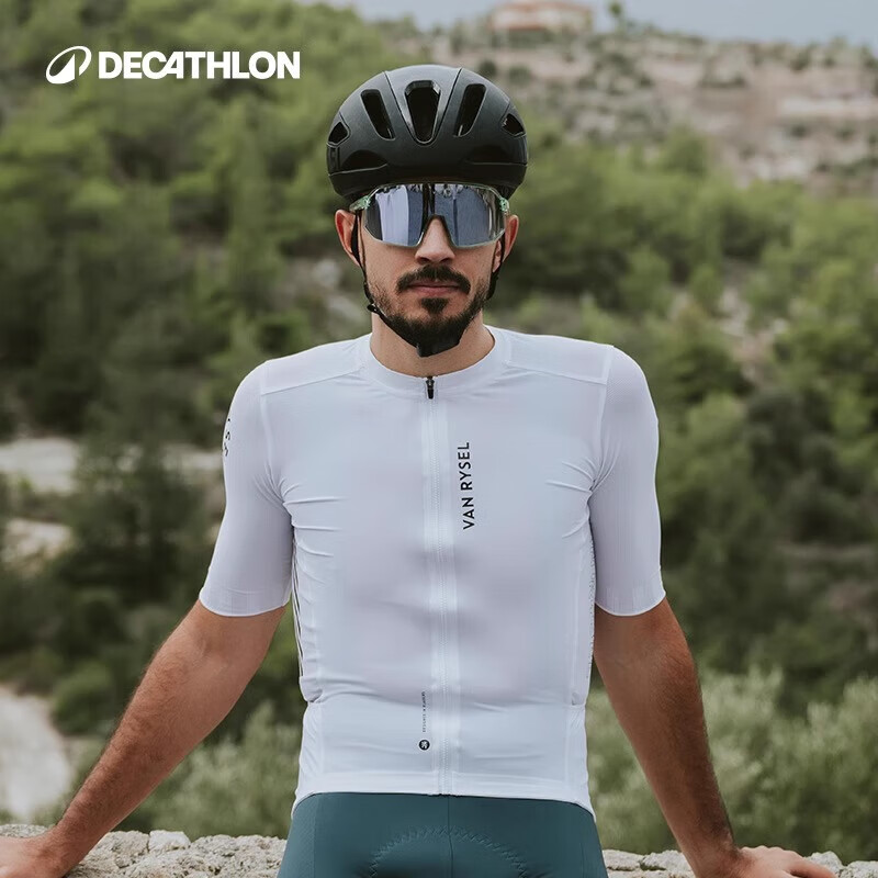 

Джерси для велоспорта Decathlon, джерси для шоссейного велоспорта, дышащий, впитывающий пот, велосипедный джерси M-5198856