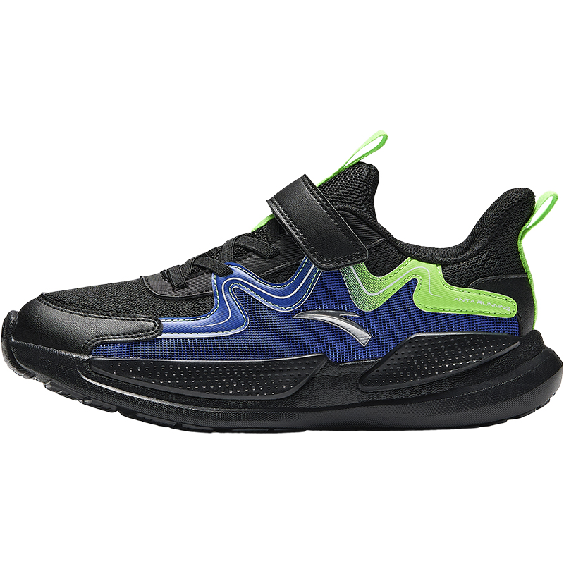 

Antakids Легкие амортизирующие низкие детские кроссовки для бега black blue