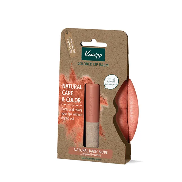 

Тонированный бальзам для губ Bálsamo Labial Con Color Kneipp, цвет natural dark nude