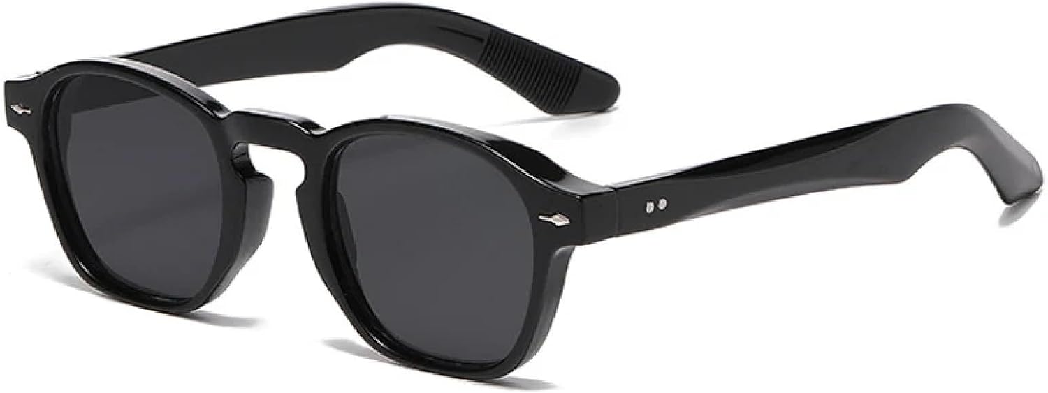 

Солнцезащитные очки с защитой от УФ-излучения UV400 | Заклепки, мужские и женские, с прозрачной оправой, для занятий спортом на открытом воздухе и вождения DSVIGF, Black Grey