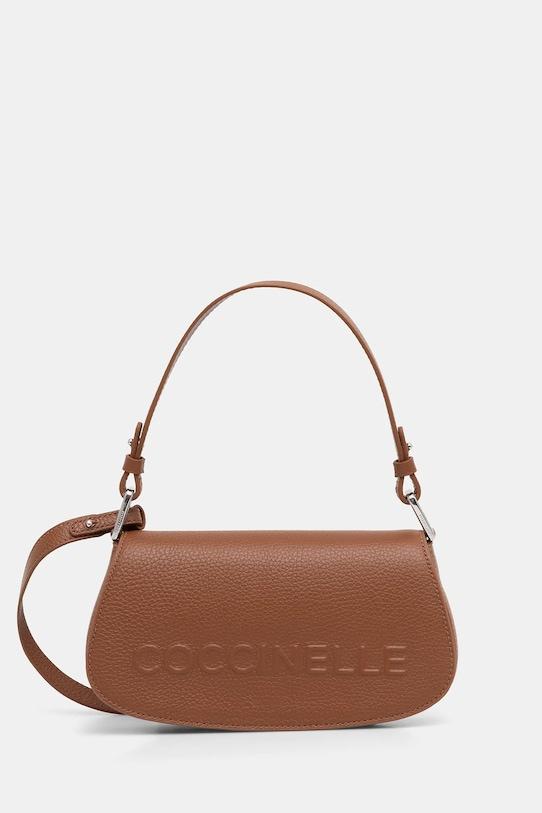 

Кожаная сумка Coccinelle, коричневый