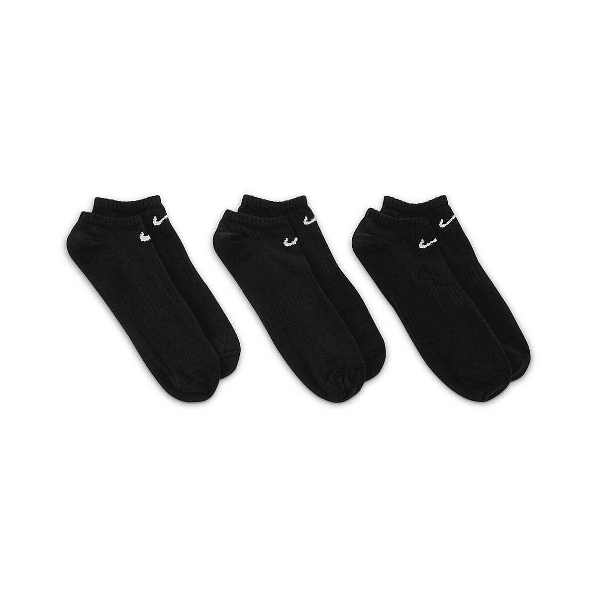 Носки Everday Lightweight No-Show Socks (3 PAIRS) Nike, цвет Schwarz/Weiß — фото 4