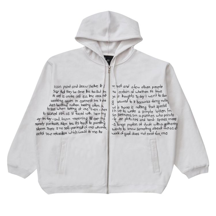 

Худи Glass Cypress Zip Up Hoodie 'White', белый