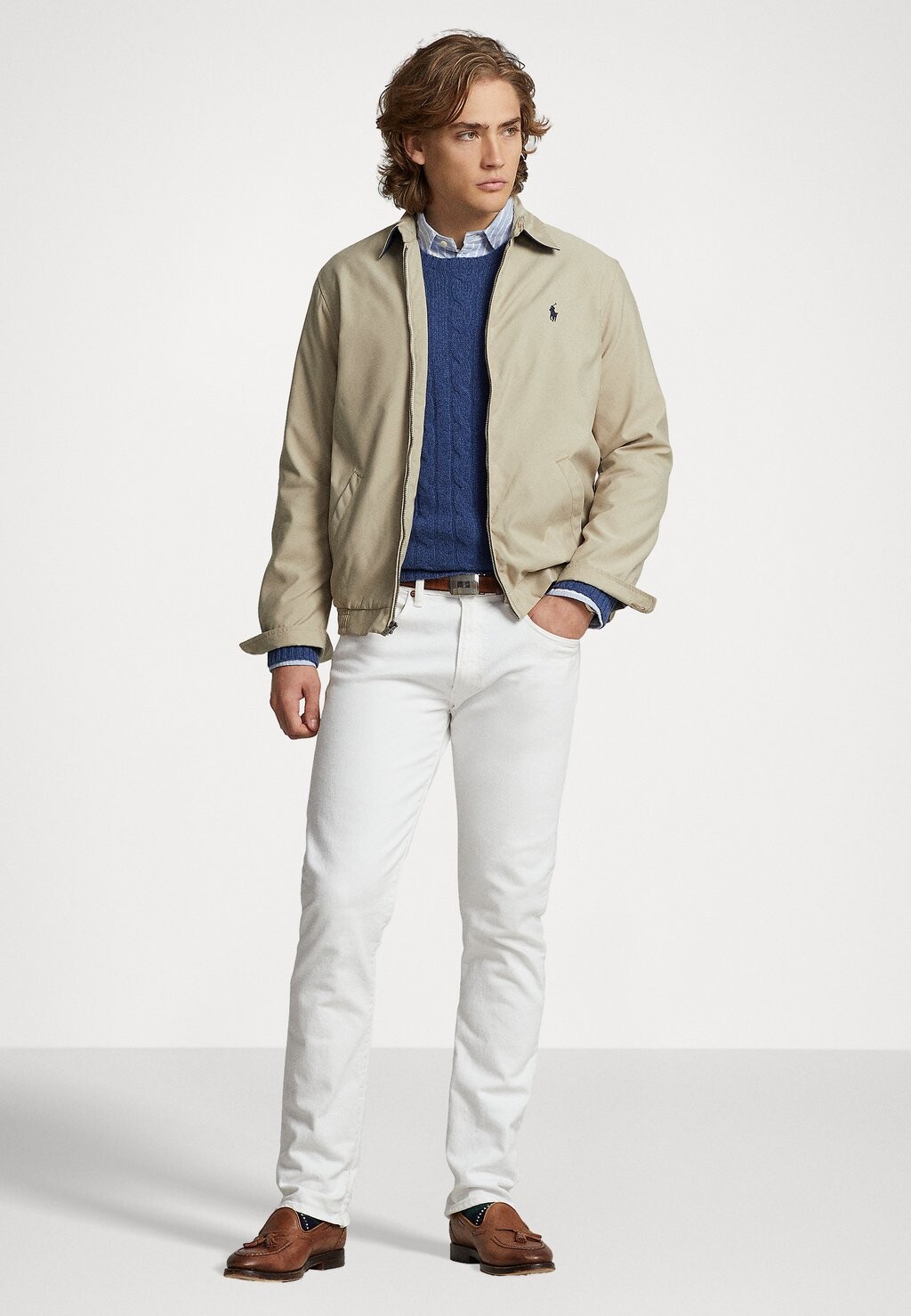 Ветровка Polo Ralph Lauren BI-SWING, цвет khaki uniform — фото 2