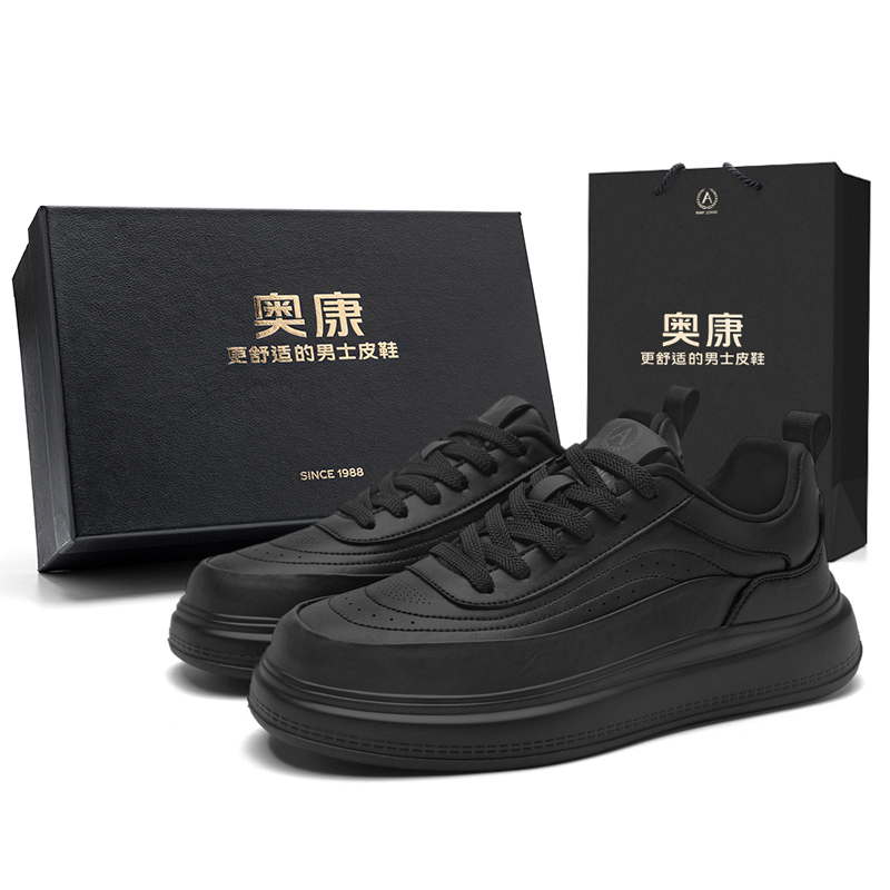 

Мужские кроссовки для скейтбординга Air Force One Series с низкой амортизацией AOKANG, Black (Standard Sports Shoe Size)