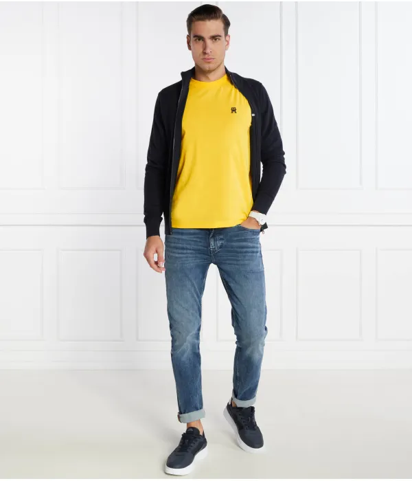 Футболка с монограммой imd tee Regular fit Tommy Hilfiger, желтый — фото 2