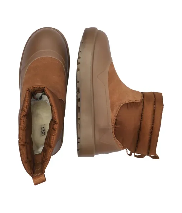Классические мини-сапоги в стиле «мод» из кожи. Ugg, коричневый — фото 4