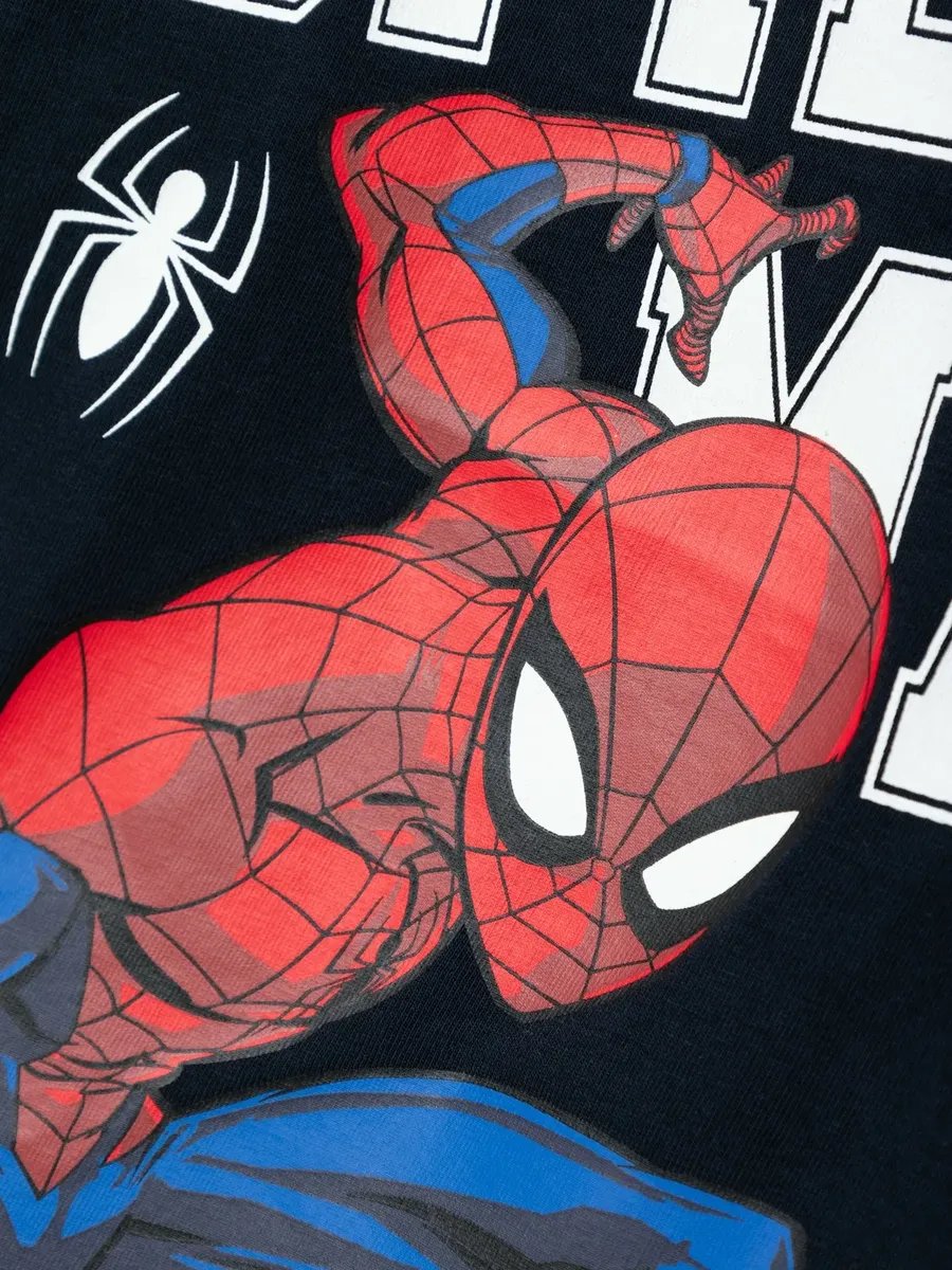 Рубашка с длинными рукавами Name It "NMMNAZA SPIDERMAN LS TOP NOOS MAR", цвет Dark Sapphire — фото 4