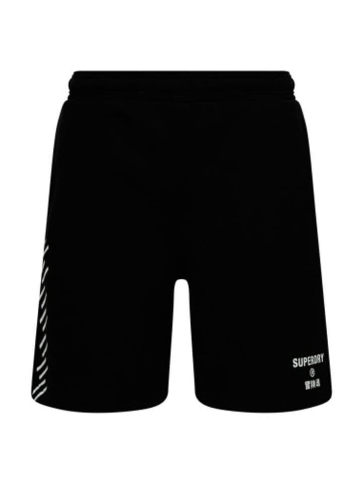 

Тканевые шорты Superdry Sportshorts, черный