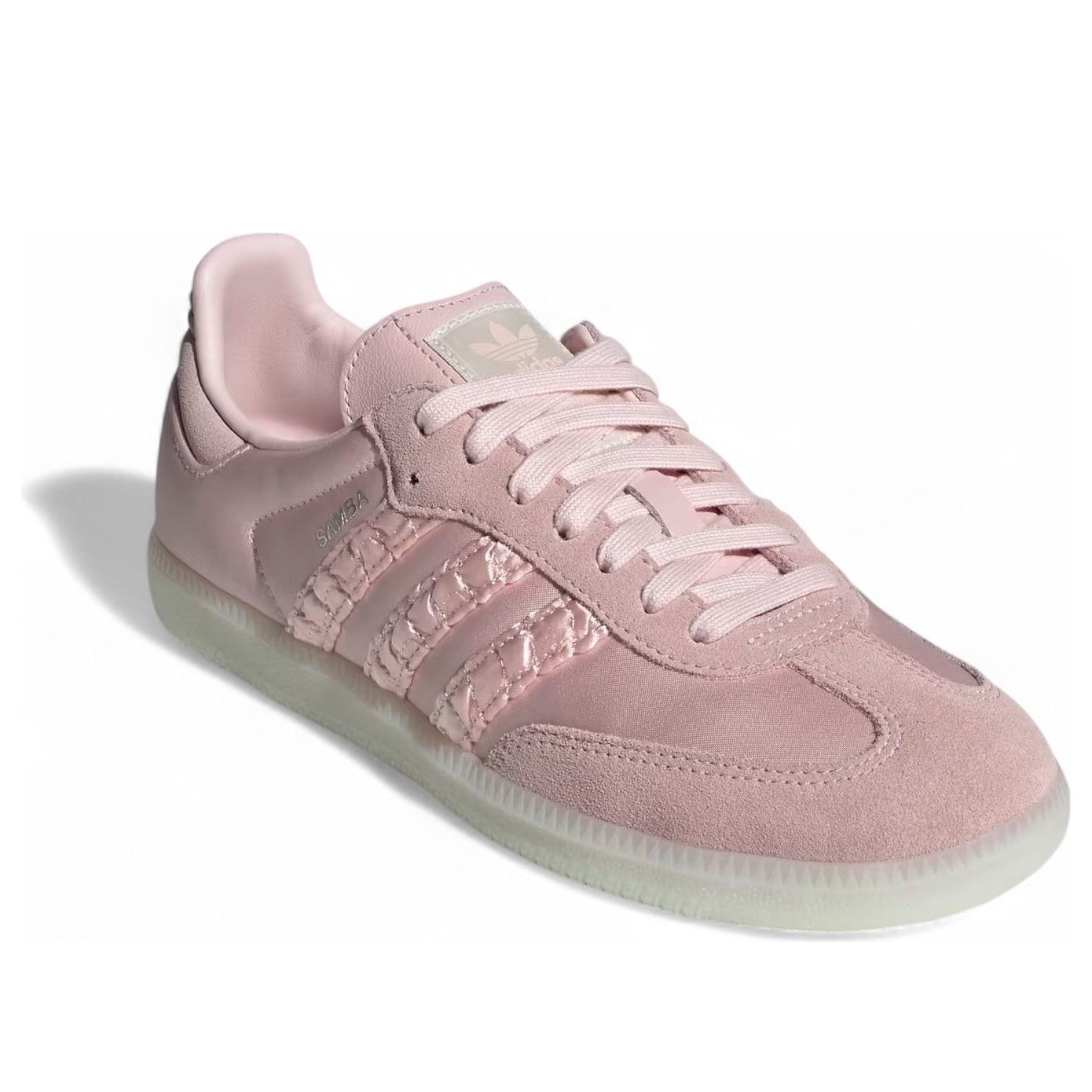 Кроссовки (WMNS) adidas Samba OG Satin 'Sandy Pink' — фото 3