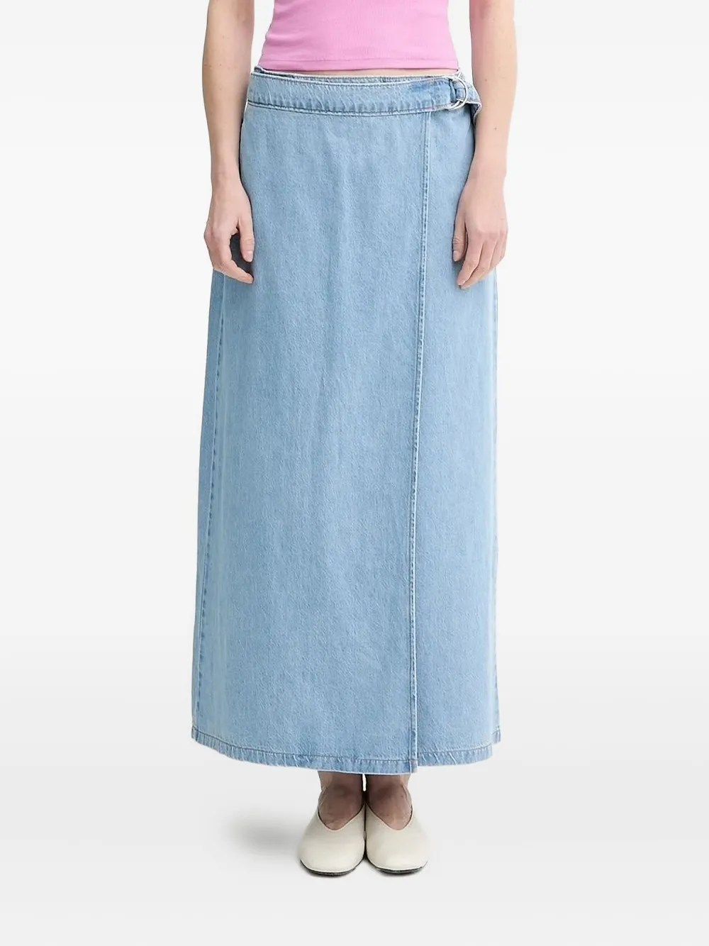 

Юбка с запахом и поясом Levi'S, синий