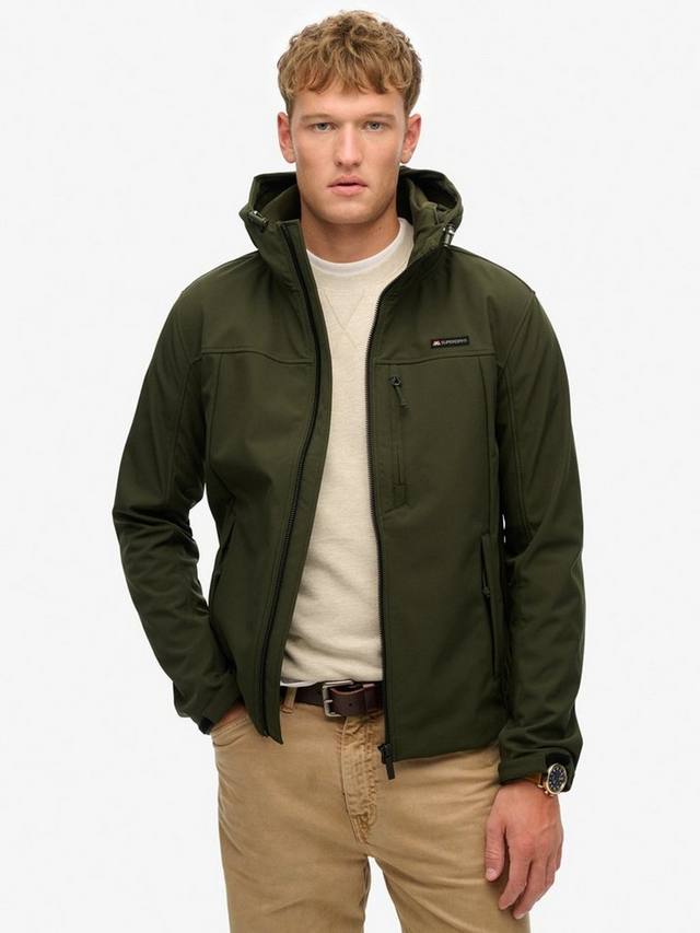 

Куртка с капюшоном Soft Shell Trekker Superdry, Olive Green