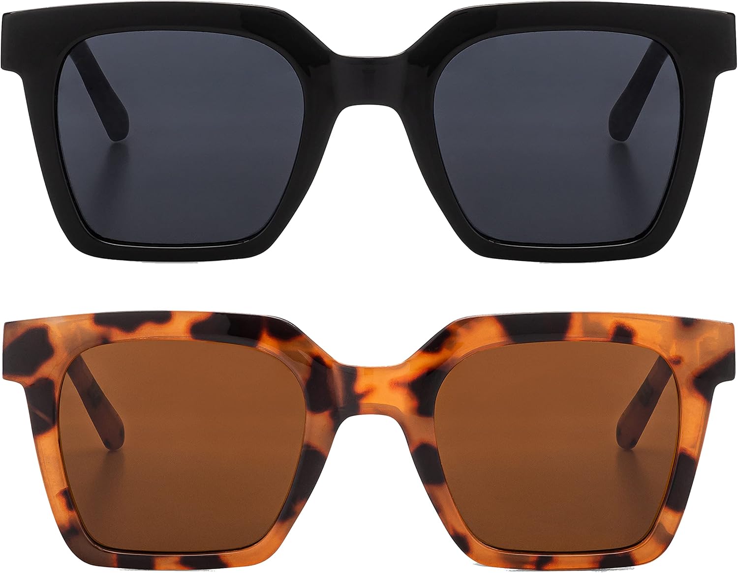 

Солнцезащитные очки grinderPUNCH квадратной формы для женщин и мужчин, квадратная оправа с толстой рамкой, классические квадратные солнцезащитные очки, ретро-модные, Black & Tortoise