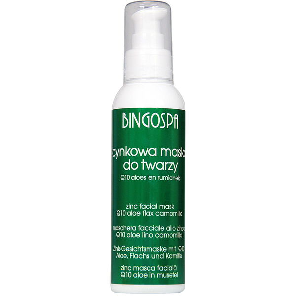 

Цинковая маска для лица, 150 г Bingospa