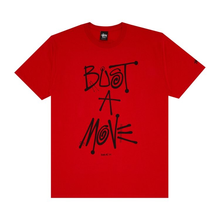 

Футболка Stussy Bust A Move 'Red', красный