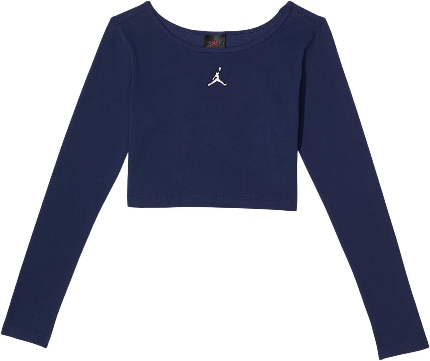 

Топ Jordan Jordan Flight Long Sleeve Top Core, цвет Midnight Navy/White