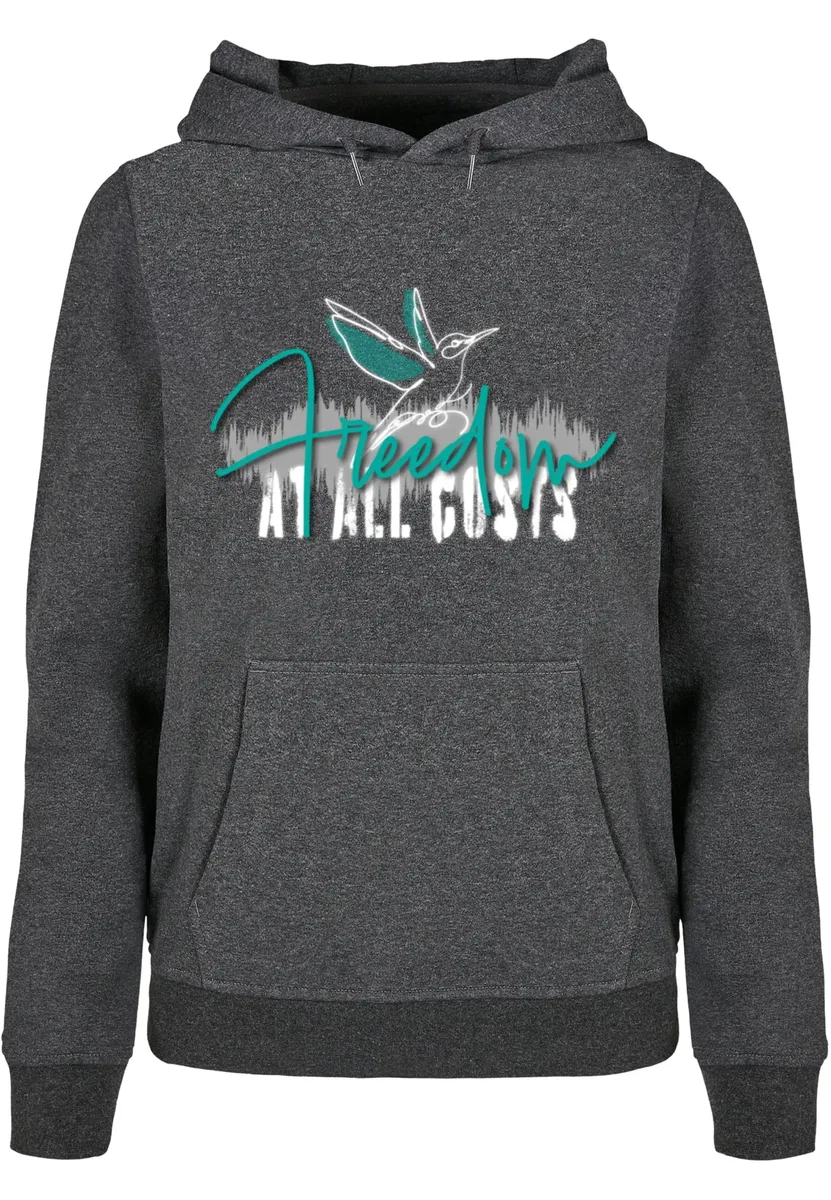 

Толстовка с капюшоном Merchcode "Женская женская толстовка с капюшоном "Свобода любой ценой", цвет Charcoal