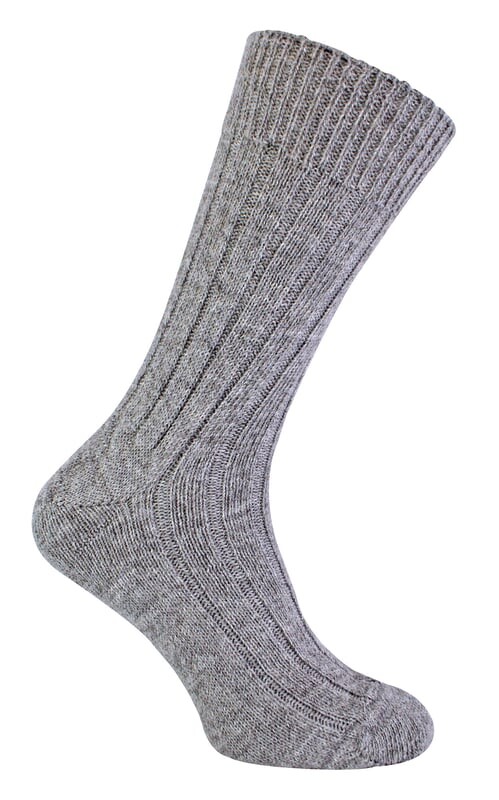 

Роскошные носки из альпаки для мужчин и женщин серого цвета The Highland Sock Co, серый