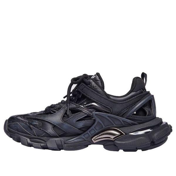 Кроссовки track.2 trainer 'black' Balenciaga, черный