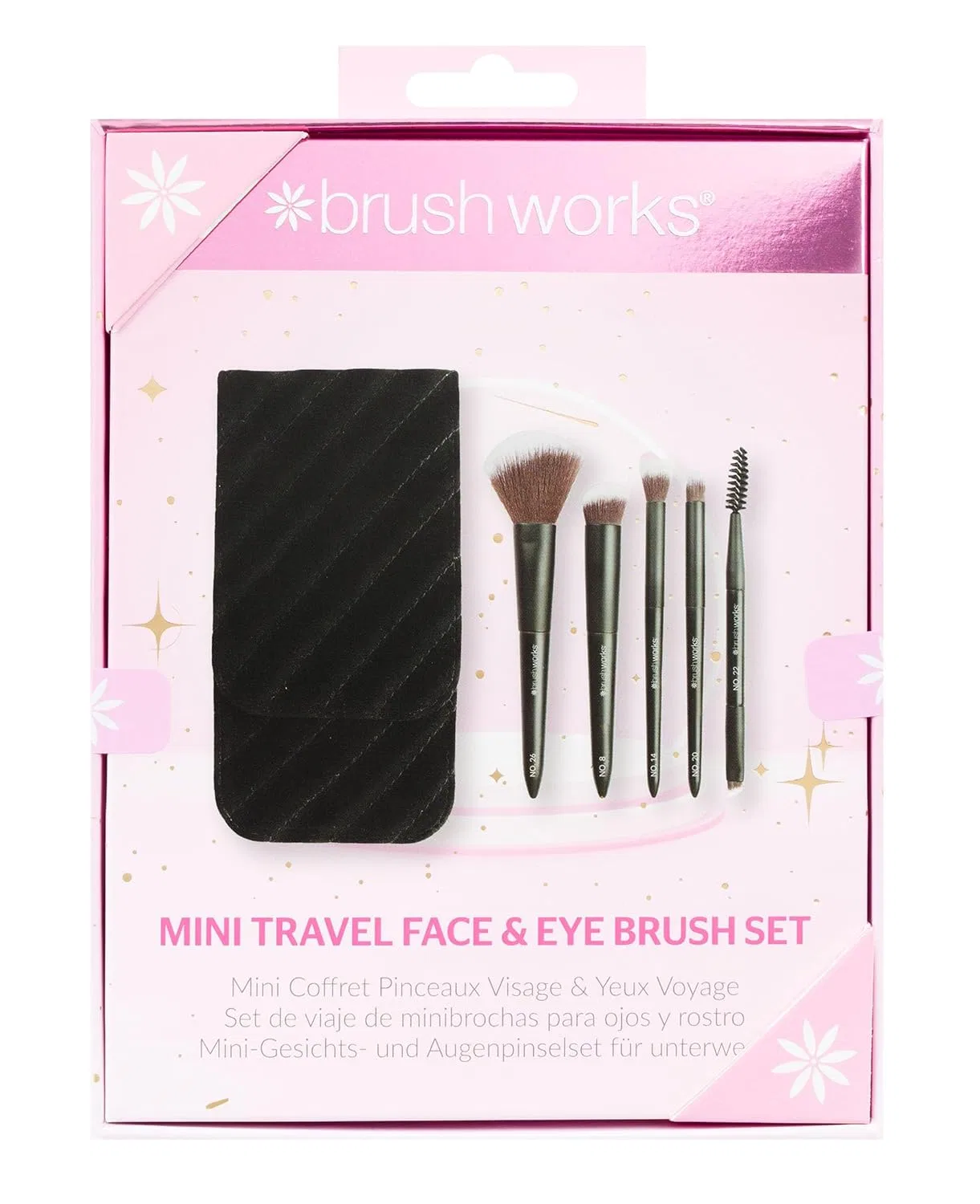 Набор мини-кистей для лица и глаз Brushworks Brushworks