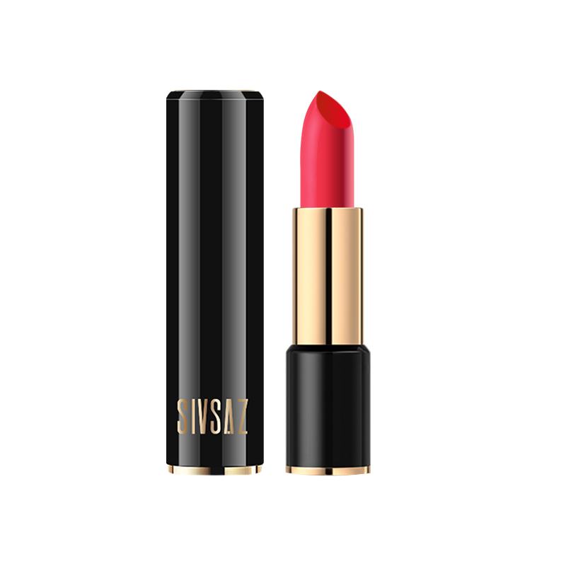 

SIVSAZ Матовый блеск для губ Floral Pink Charm легко растушевывается, подходит для естественного тона кожи