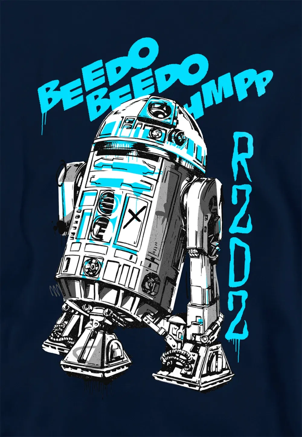 Детская толстовка с R2D2 Disney, темно-синий — фото 2