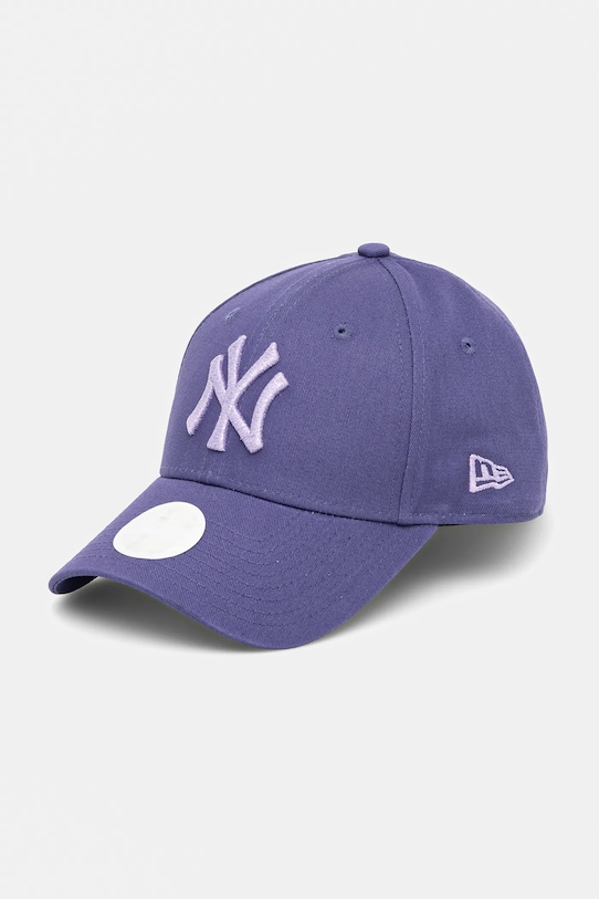 

Хлопковая кепка с козырьком New Era, фиолетовый