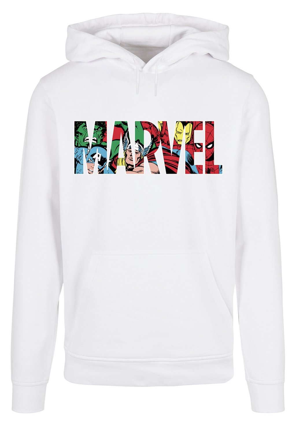 

Толстовка MARVEL AVENGERS LOGO CHARACTER INFILL F4NT4STIC, белый