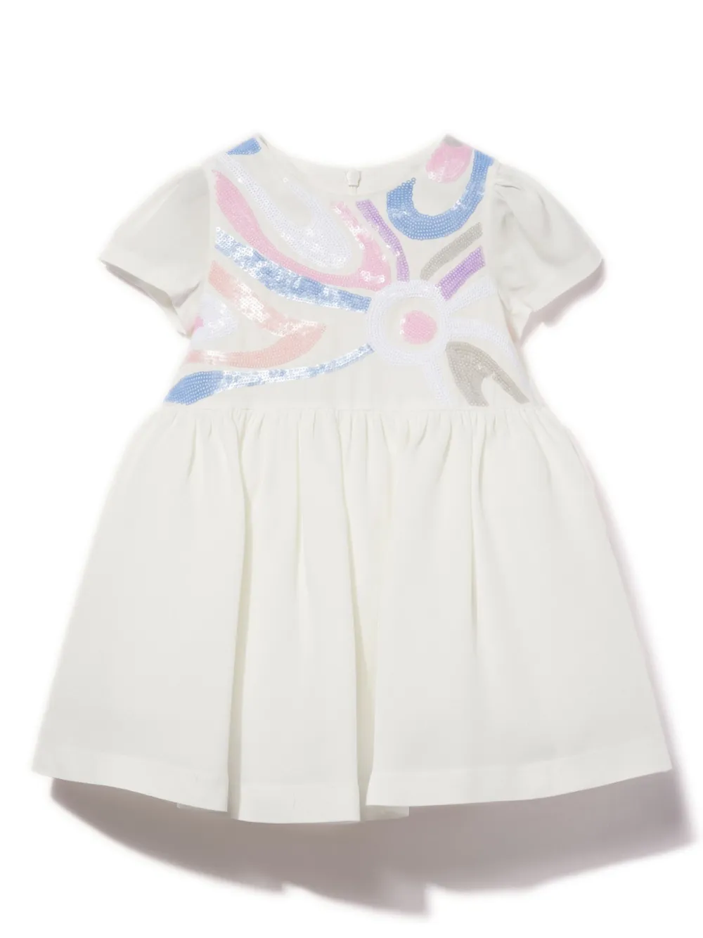

Платье с декором Marmo PUCCI Junior, белый