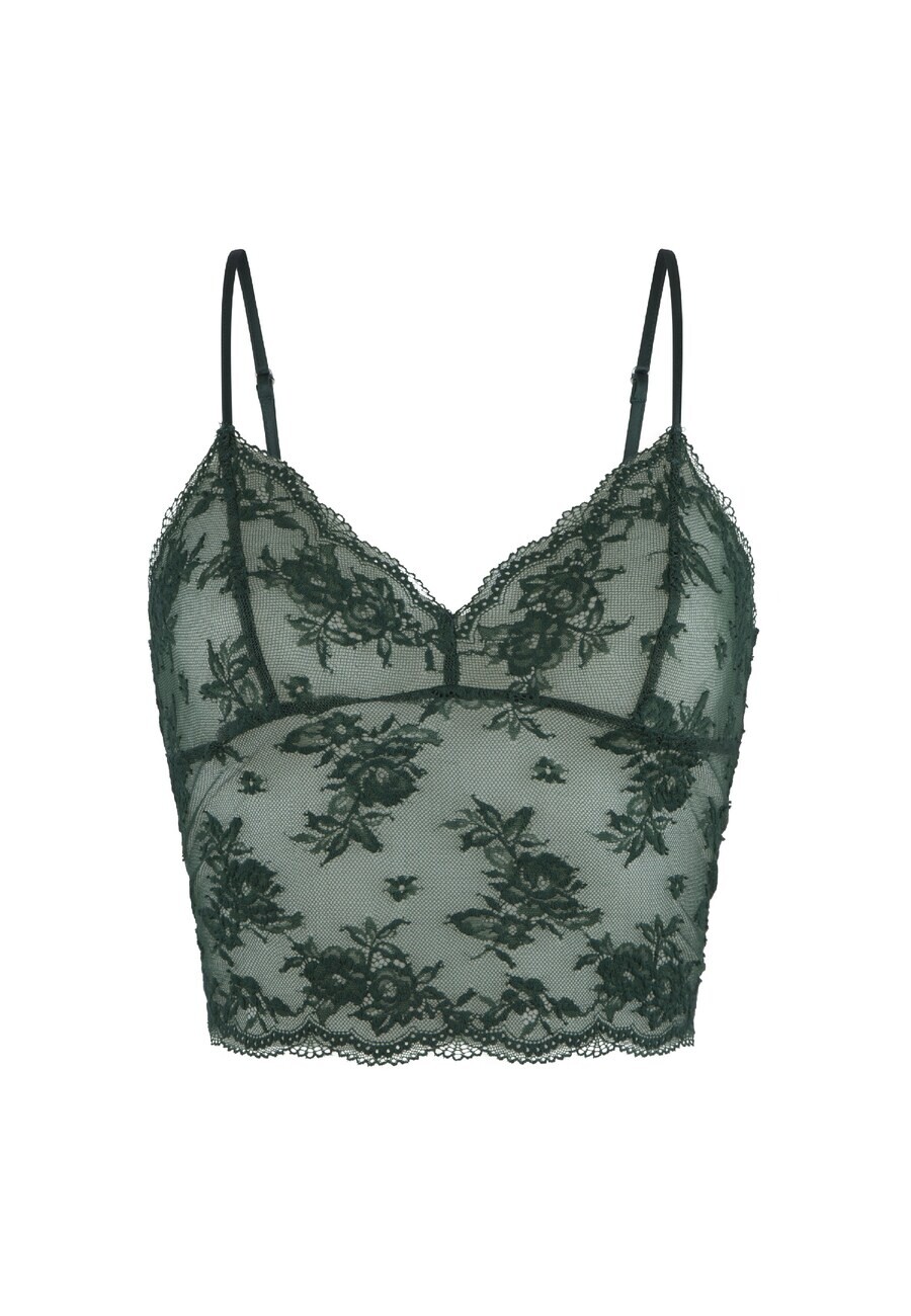 

Треугольный бюстгальтер LingaDore Triangle Bra, темно-зеленый