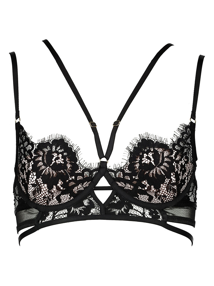 

Бюстгальтер пуш ап LASCANA, черный