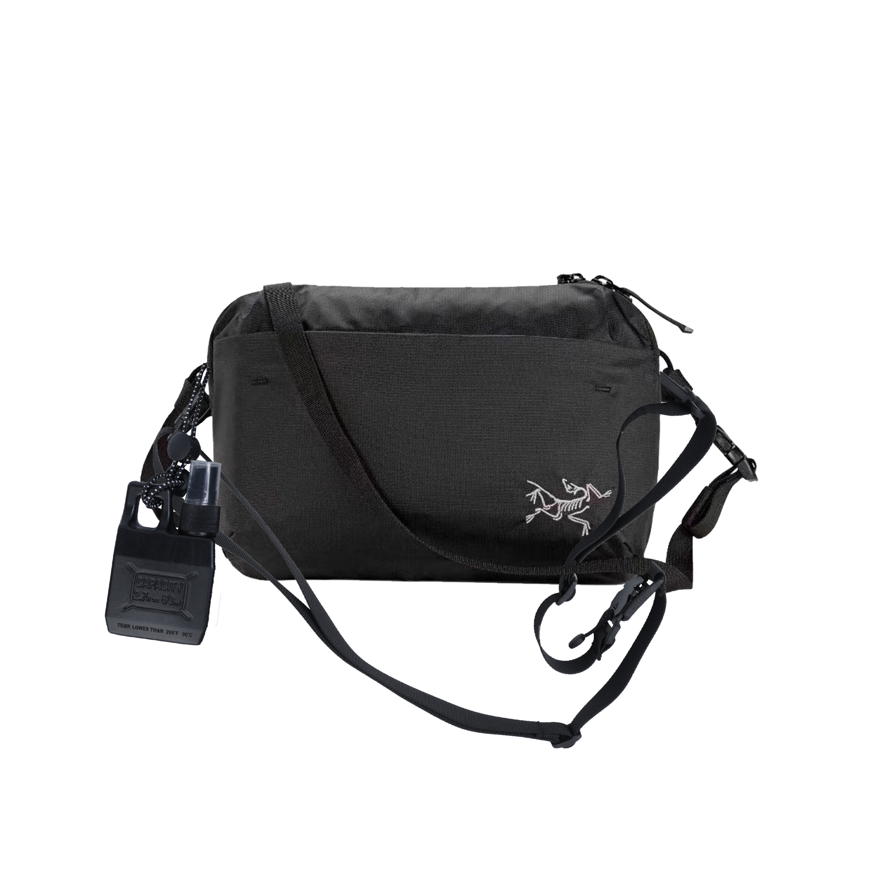 

Arcteryx Полиамидная поясная сумка унисекс черная, Withered Stone