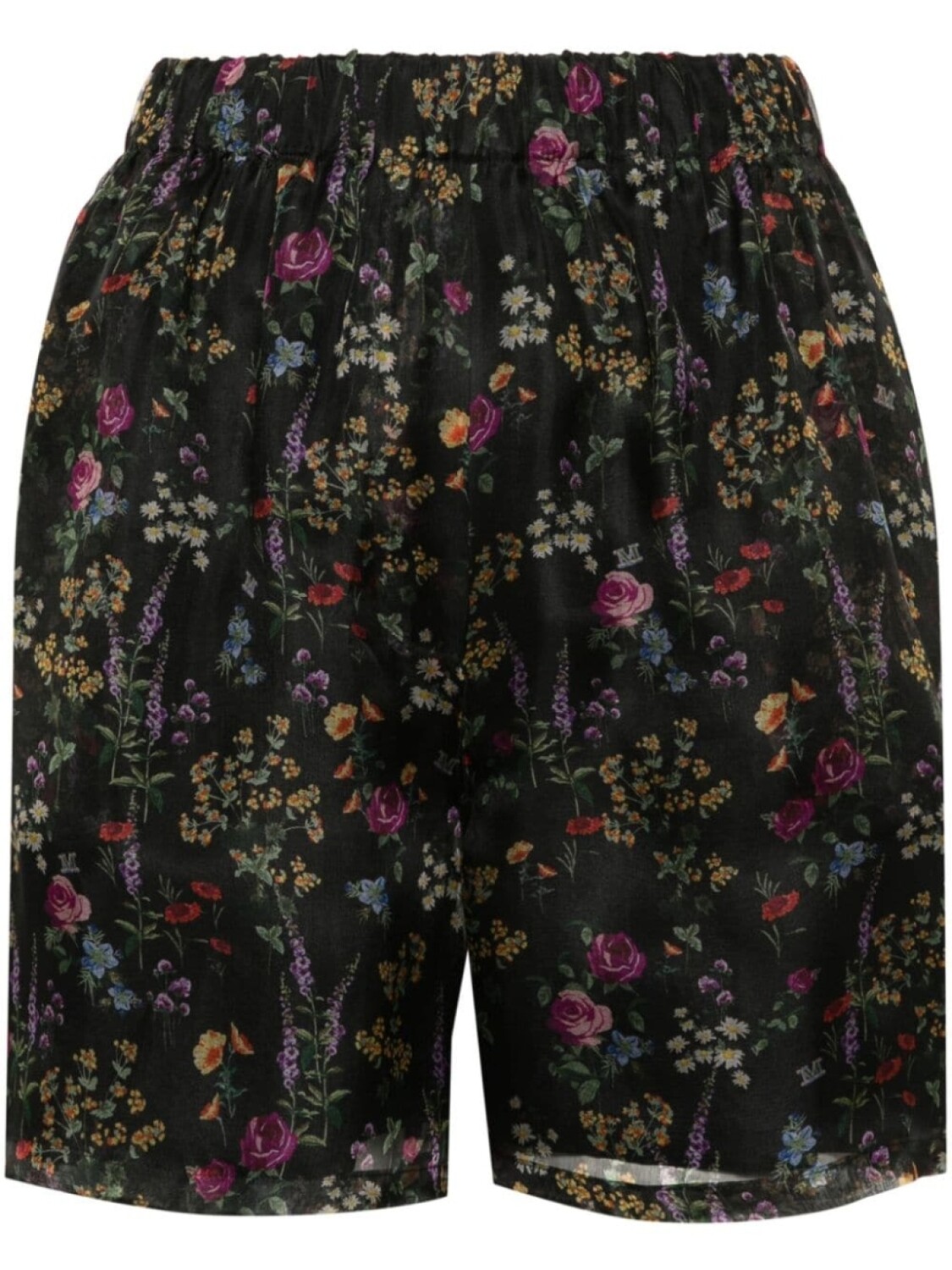 

Шорты Nordica с цветочным принтом Max Mara, черный