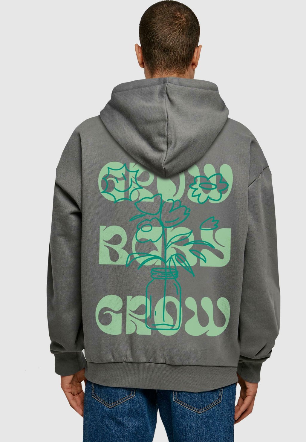 

Толстовка GROW - Hoodie Merchcode, серый